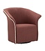 Mauro Ferretti SIENA DRAAIFAUTEUIL BORDEAUX CM 83,5x66x80 (ZITHOOGTE CM 42)