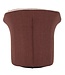 Mauro Ferretti SIENA DRAAIFAUTEUIL BORDEAUX CM 83,5x66x80 (ZITHOOGTE CM 42)