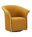 Mauro Ferretti SENAPE SIENA DRAAIFAUTEUIL CM 83,5x66x80 (ZITHOOGTE: CM 42 )