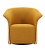 Mauro Ferretti SENAPE SIENA DRAAIFAUTEUIL CM 83,5x66x80 (ZITHOOGTE: CM 42 )