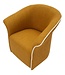 Mauro Ferretti SENAPE SIENA DRAAIFAUTEUIL CM 83,5x66x80 (ZITHOOGTE: CM 42 )