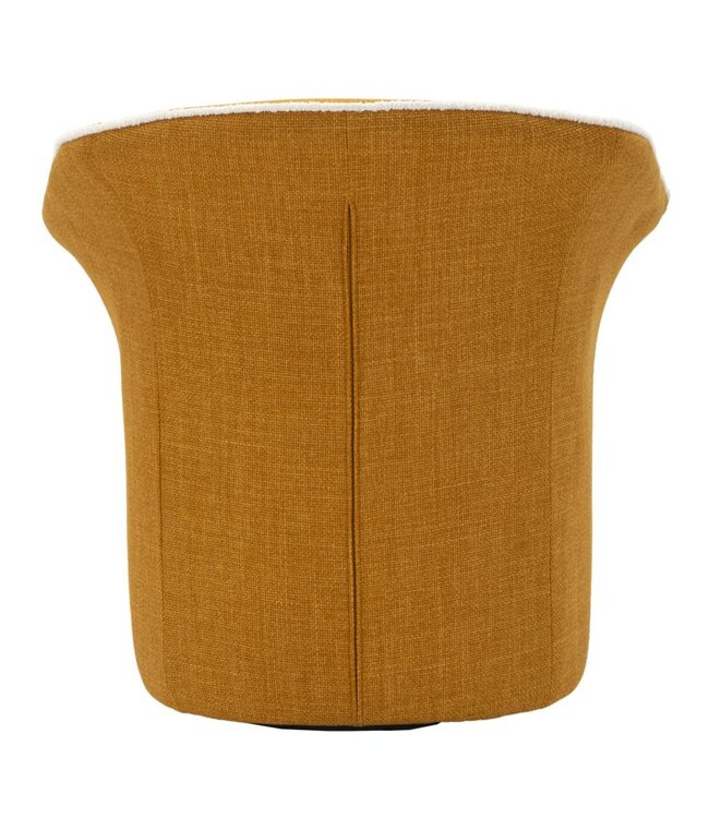 Mauro Ferretti SENAPE SIENA DRAAIFAUTEUIL CM 83,5x66x80 (ZITHOOGTE: CM 42 )