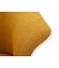 Mauro Ferretti SENAPE SIENA DRAAIFAUTEUIL CM 83,5x66x80 (ZITHOOGTE: CM 42 )