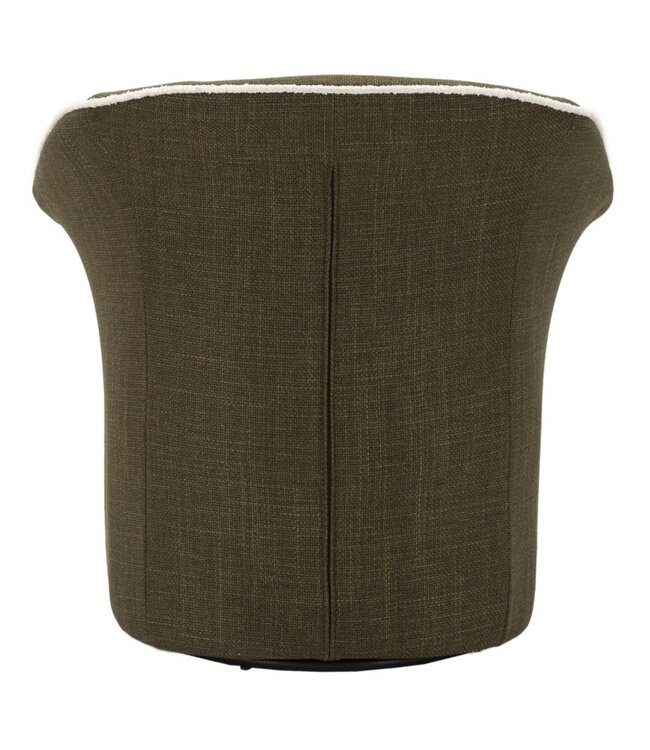 Mauro Ferretti SIENA GREEN DRAAIFAUTEUIL CM 83,5x66x80 (ZITHOOGTE CM 42)