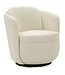 Mauro Ferretti TORINO CRÈME DRAAIFAUTEUIL CM 70X72X75 (ZITHOOGTE CM 44,5)