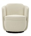 Mauro Ferretti TORINO CRÈME DRAAIFAUTEUIL CM 70X72X75 (ZITHOOGTE CM 44,5)
