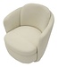 Mauro Ferretti TORINO CRÈME DRAAIFAUTEUIL CM 70X72X75 (ZITHOOGTE CM 44,5)