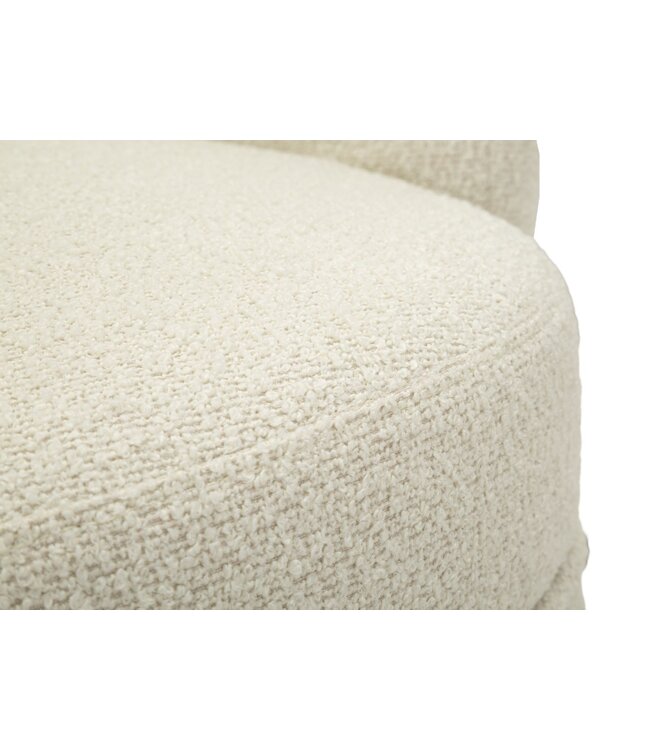 Mauro Ferretti TORINO CRÈME DRAAIFAUTEUIL CM 70X72X75 (ZITHOOGTE CM 44,5)