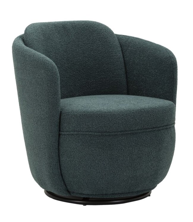 Mauro Ferretti TORINO OTTANIO DRAAIFAUTEUIL CM 70X72X75 (ZITHOOGTE CM 44,5)