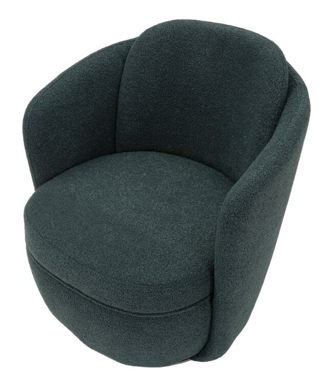 Mauro Ferretti TORINO OTTANIO DRAAIFAUTEUIL CM 70X72X75 (ZITHOOGTE CM 44,5)