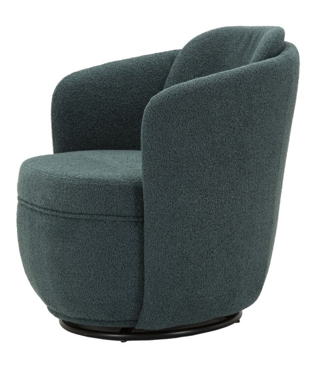 Mauro Ferretti TORINO OTTANIO DRAAIFAUTEUIL CM 70X72X75 (ZITHOOGTE CM 44,5)