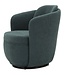 Mauro Ferretti TORINO OTTANIO DRAAIFAUTEUIL CM 70X72X75 (ZITHOOGTE CM 44,5)