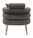 Mauro Ferretti FAUTEUIL SILVERY PLUS MET KUSSEN CM 78X68X85