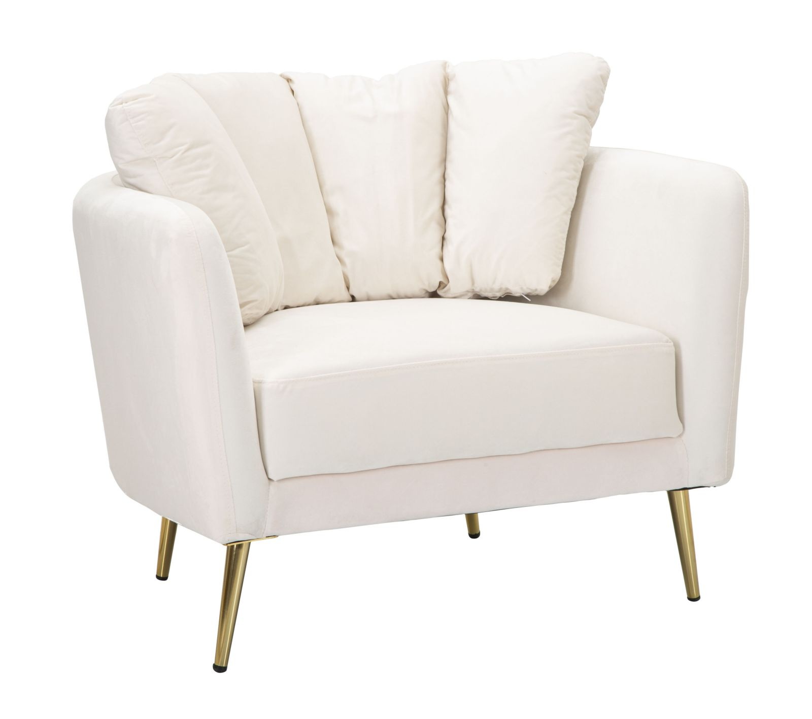 FAUTEUIL KIEV CRÈME CM 88X77X74 afbeelding