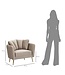 Mauro Ferretti FAUTEUIL KIEV GRIJS CM 88X77X74 - 142727000G
