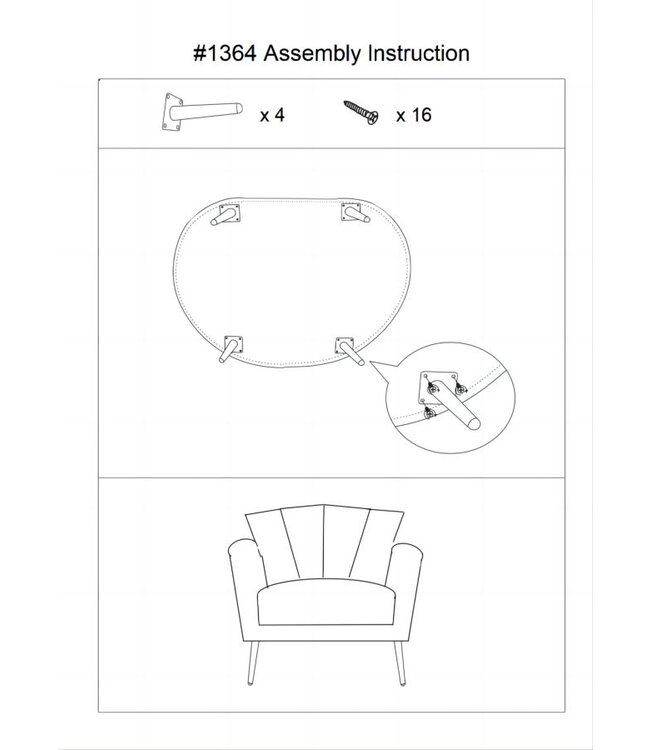 Mauro Ferretti FAUTEUIL KIEV GRIJS CM 88X77X74