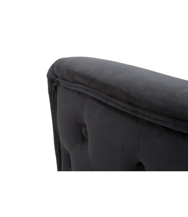 Mauro Ferretti FAUTEUIL BUCAREST ZWART CM 76x74x71