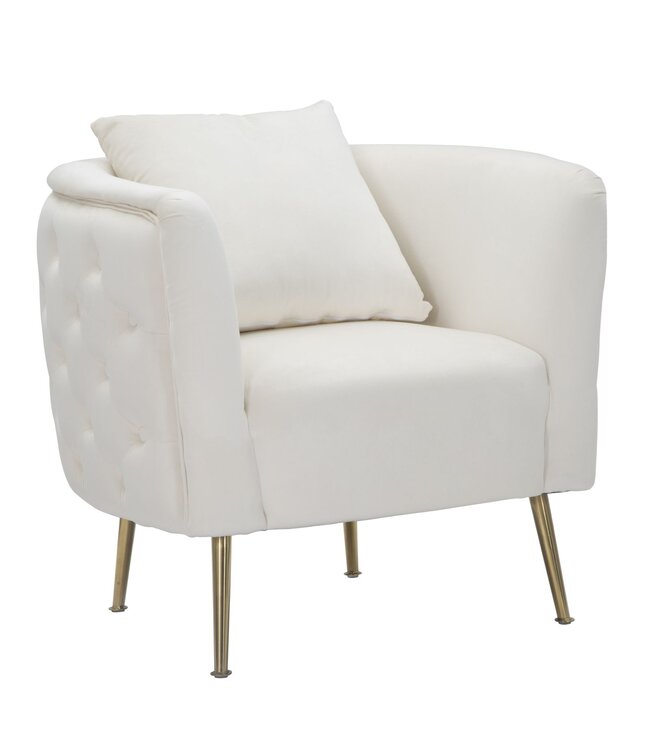 Mauro Ferretti FAUTEUIL BUCAREST CREMA CM 76X74X73