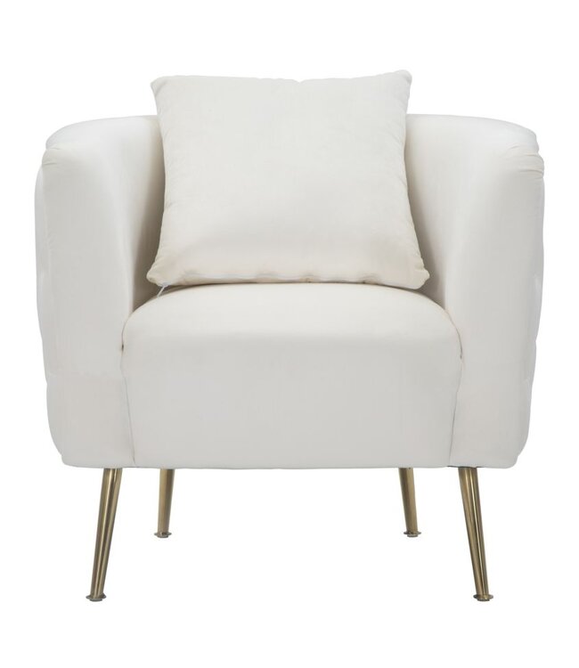 Mauro Ferretti FAUTEUIL BUCAREST CREMA CM 76X74X73