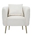 Mauro Ferretti FAUTEUIL BUCAREST CREMA CM 76X74X73