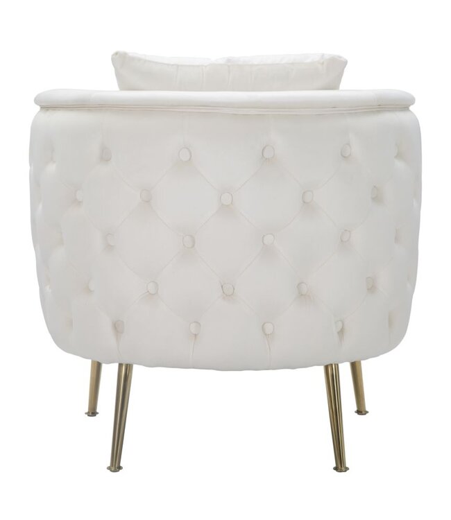 Mauro Ferretti FAUTEUIL BUCAREST CREMA CM 76X74X73