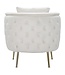 Mauro Ferretti FAUTEUIL BUCAREST CREMA CM 76X74X73