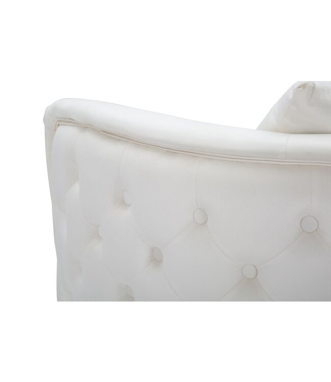 Mauro Ferretti FAUTEUIL BUCAREST CREMA CM 76X74X73