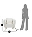 Mauro Ferretti FAUTEUIL BUCAREST CREMA CM 76X74X73