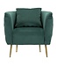 Mauro Ferretti FAUTEUIL BUCAREST GROEN CM 76X74X73