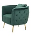 Mauro Ferretti FAUTEUIL BUCAREST GROEN CM 76X74X73