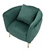 Mauro Ferretti FAUTEUIL BUCAREST GROEN CM 76X74X73