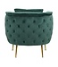 Mauro Ferretti FAUTEUIL BUCAREST GROEN CM 76X74X73
