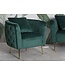 Mauro Ferretti FAUTEUIL BUCAREST GROEN CM 76X74X73