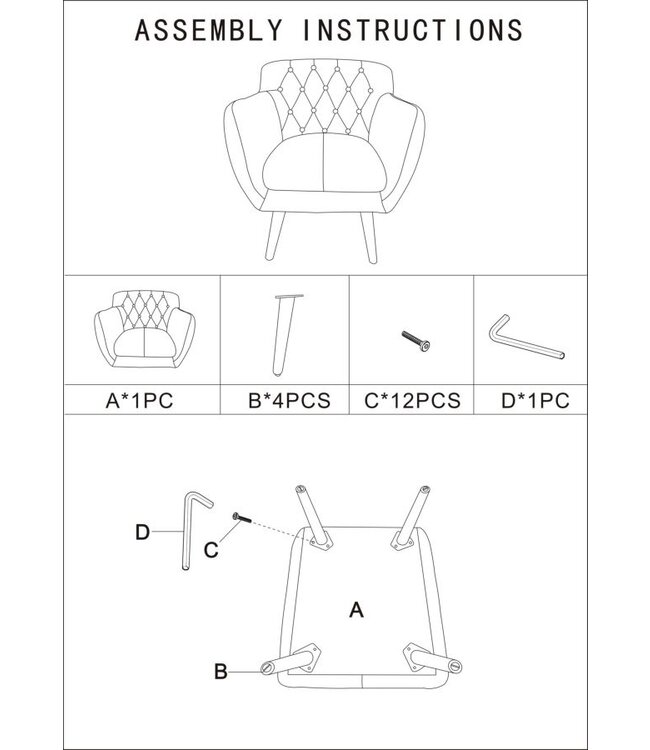 Mauro Ferretti FAUTEUIL IMPERIAL NIEUW CM 71X63X78