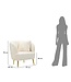 Mauro Ferretti FAUTEUIL SOFFY MET KUSSEN CM 73X66X78