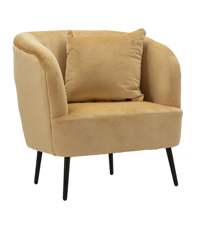 Mauro Ferretti FAUTEUIL BROWY MET KUSSENS CM 73X66X78
