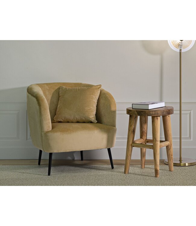 Mauro Ferretti FAUTEUIL BROWY MET KUSSENS CM 73X66X78