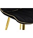 Mauro Ferretti STOEL PARIS NERA/GOUD SET 2 STUKS CM 51X59X79