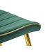 Mauro Ferretti STOEL PARIS VERDE/GOLD SET 2 STUKS CM 51X59X79