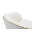 Mauro Ferretti FAUTEUIL PARIJS CREMA/GOUD CM 62X58X78