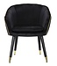 Mauro Ferretti FAUTEUIL PARIJS NERA/GOUD CM 62X58X78