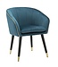 Mauro Ferretti FAUTEUIL PARIJS TEAL/GOUD CM 62X58X78