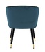 Mauro Ferretti FAUTEUIL PARIJS TEAL/GOUD CM 62X58X78