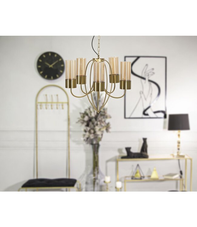 Mauro Ferretti PLAFONDLAMP VERSAILLES 5 LICHTS CM Ø 80X103