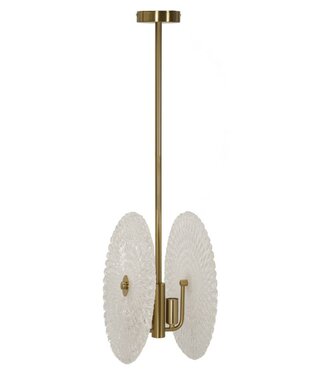 Mauro Ferretti PLAFONDLAMP GLAS CM 35X18X80