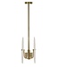Mauro Ferretti PLAFONDLAMP GLAS CM 35X18X80