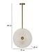 Mauro Ferretti PLAFONDLAMP GLAS CM 35X18X80