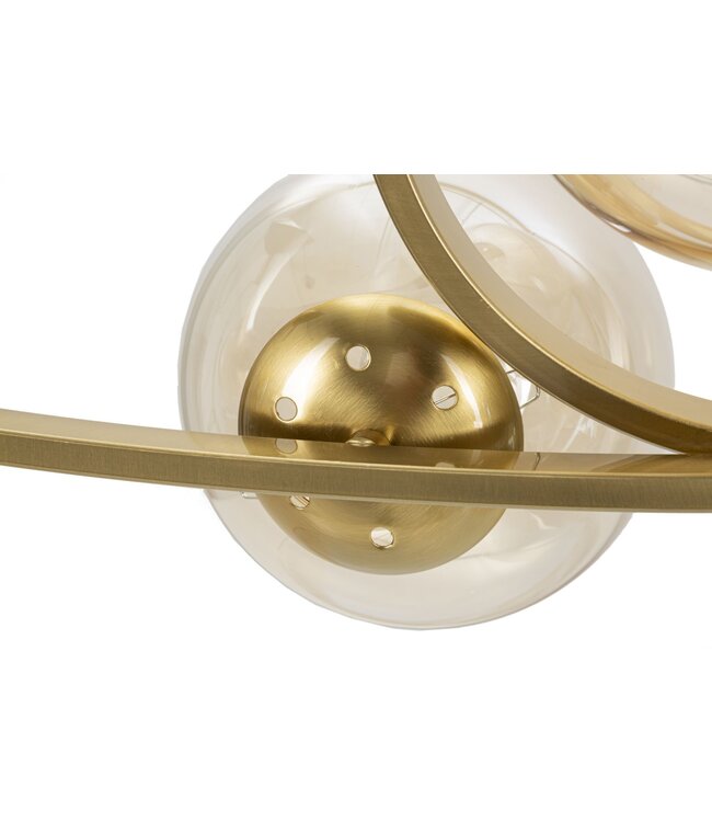 Mauro Ferretti PLAFONDLAMP JAPAN 5 LAMPS CM 100X33X30