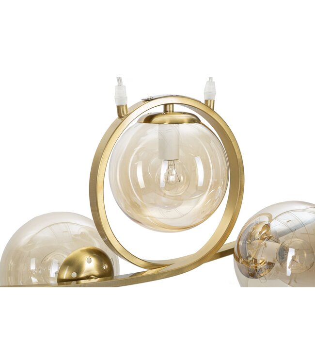 Mauro Ferretti PLAFONDLAMP JAPAN 5 LAMPS CM 100X33X30