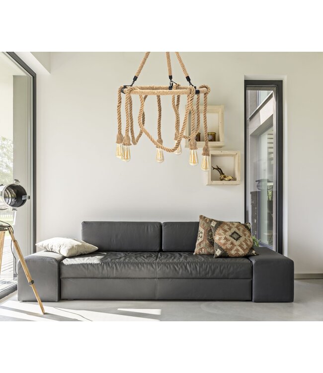 Mauro Ferretti PLAFONDLAMP TOUW CIRKEL CM Ø 64x90